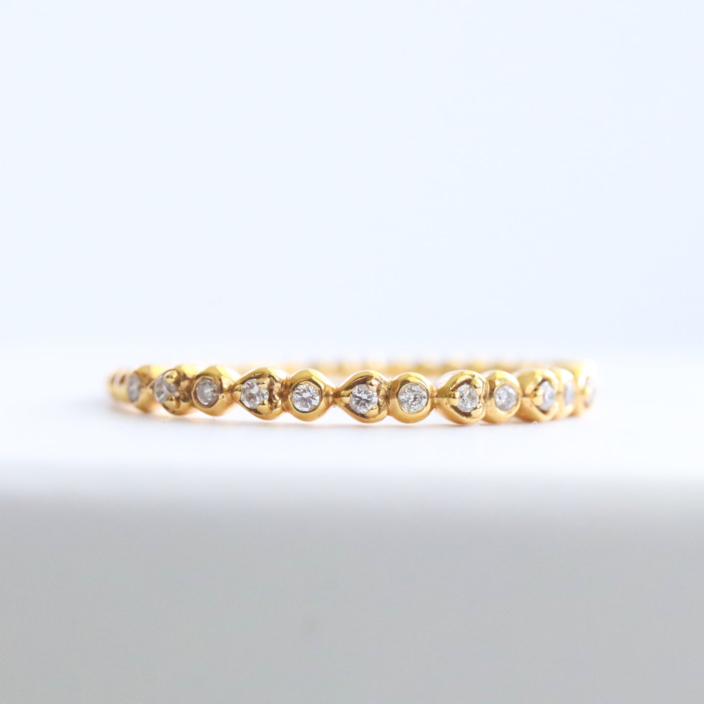 18k Gold Stacking Rings
