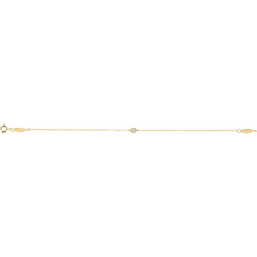 Natural Round Diamond Bracelet .08 CTW