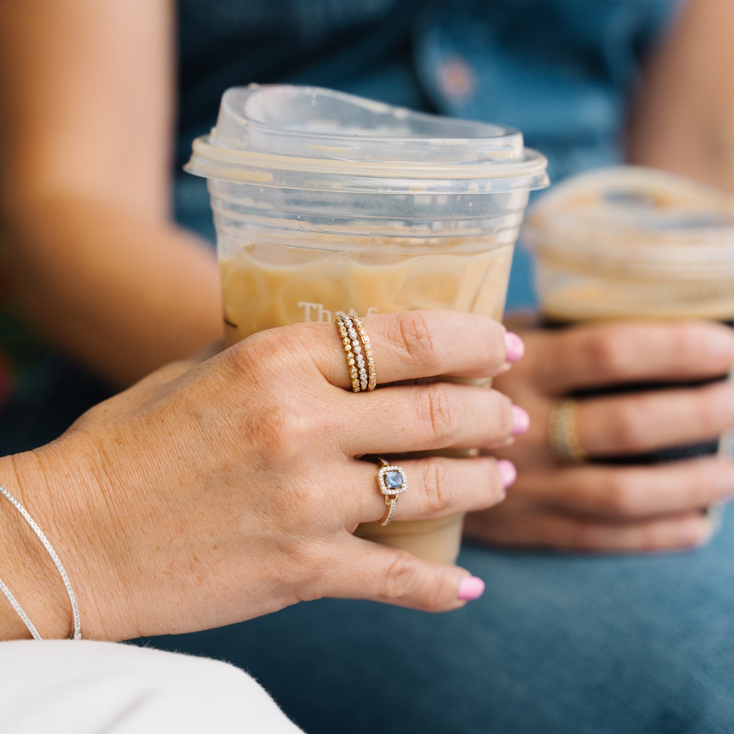 18k Gold Stacking Rings