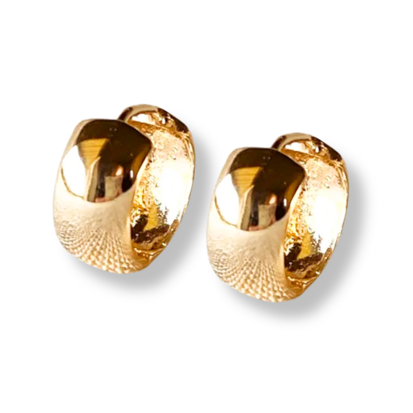 18k Gold Filled Clicker Huggies
