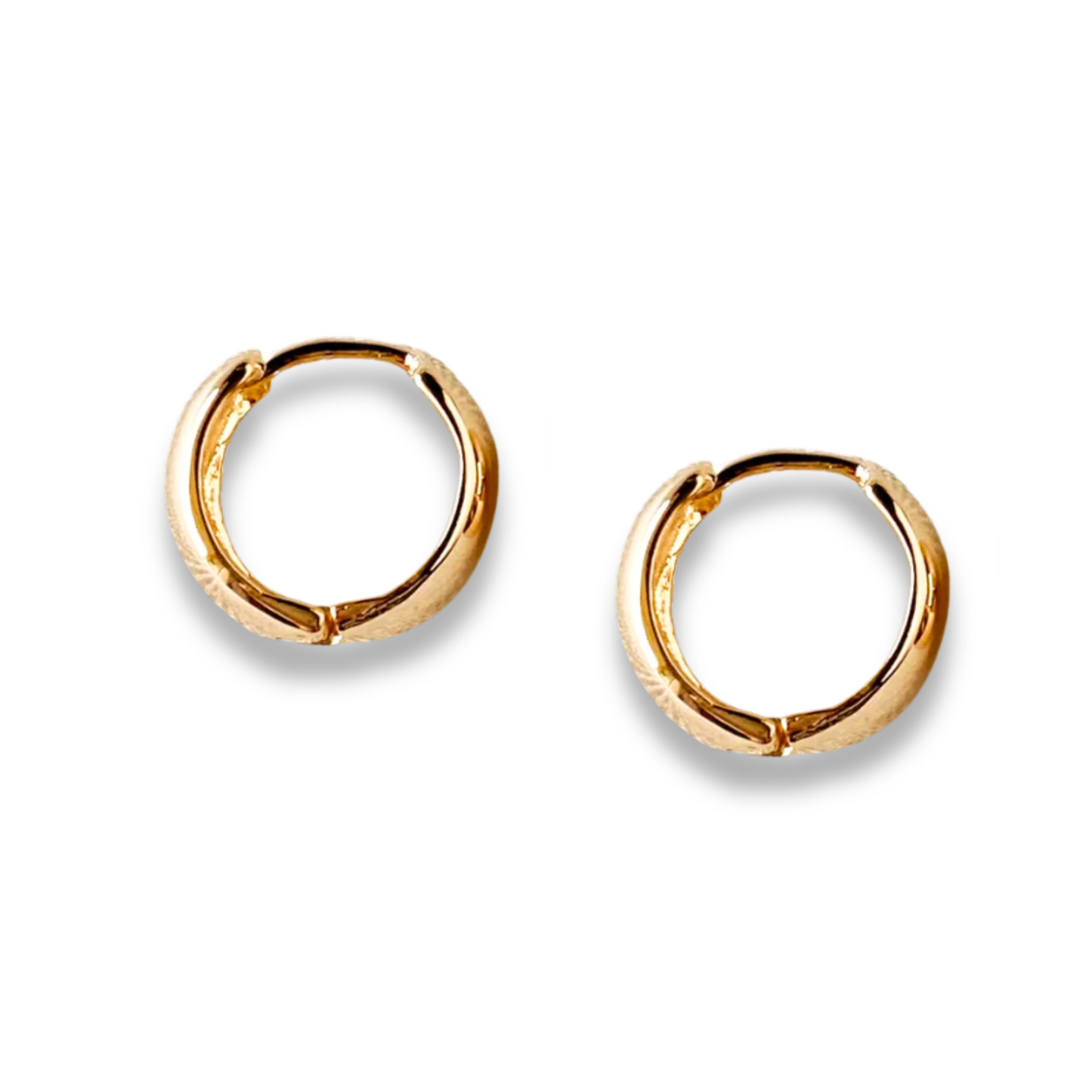 18k Gold Filled Clicker Huggies