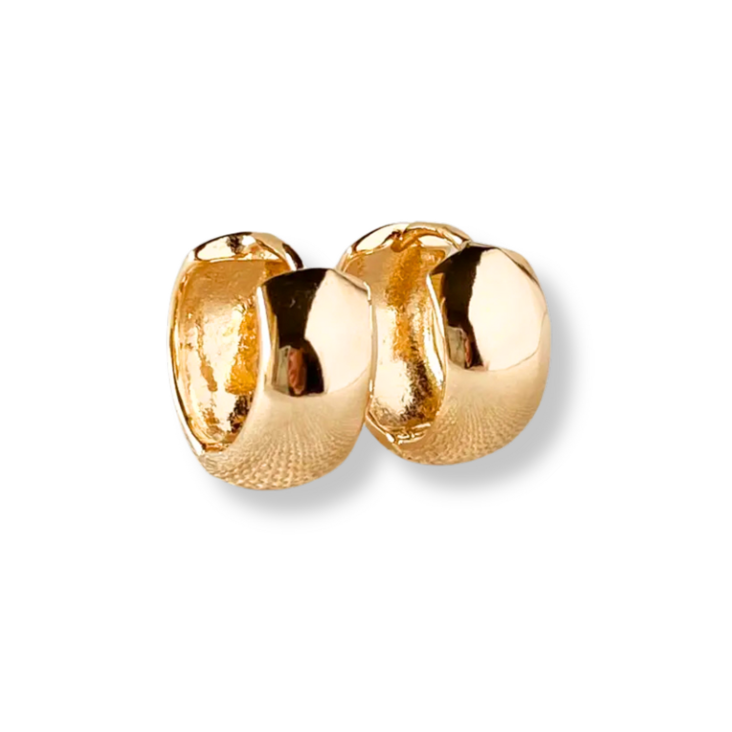 18k Gold Filled Clicker Huggies