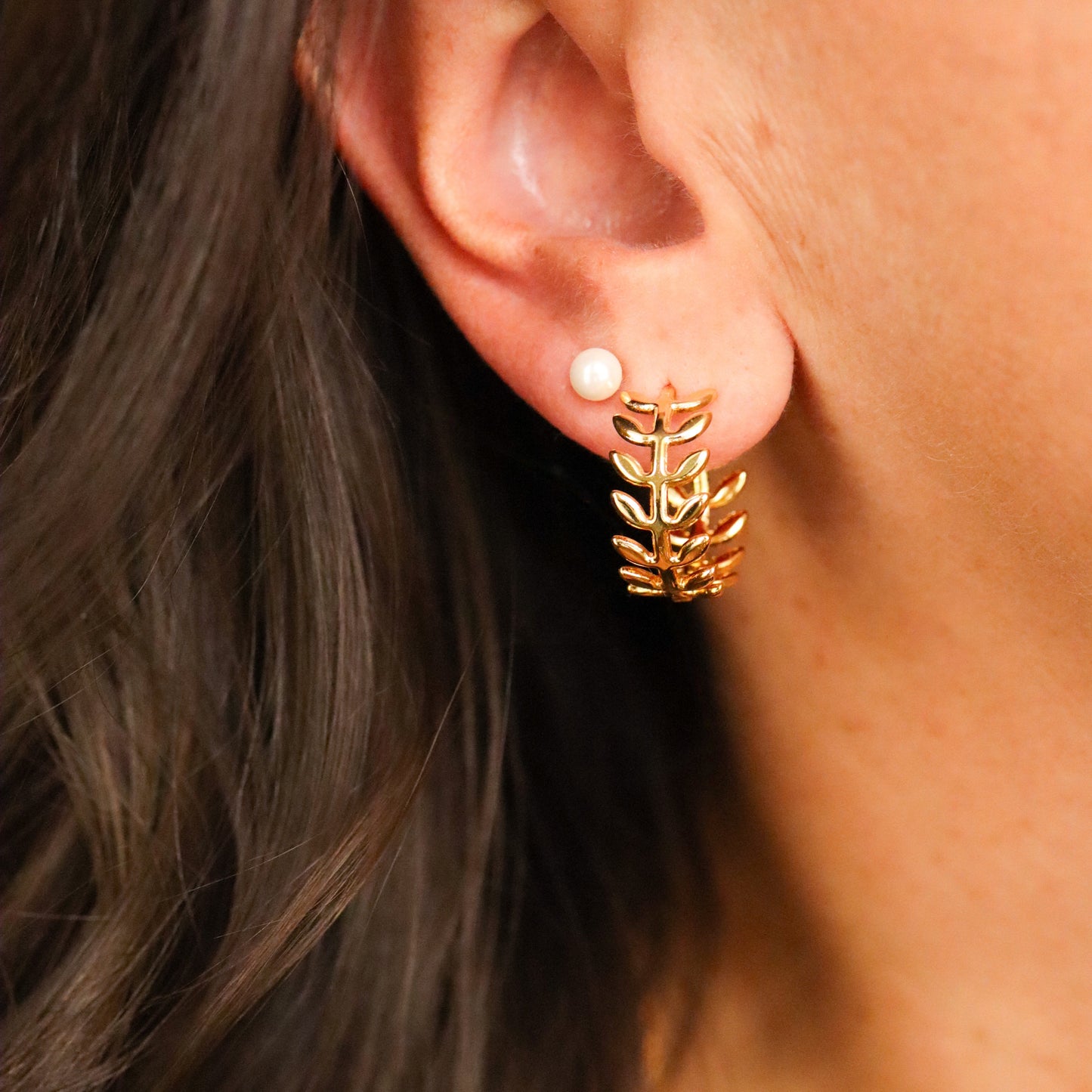 14K Gold Filled Petite Freshwater Pearl Studs