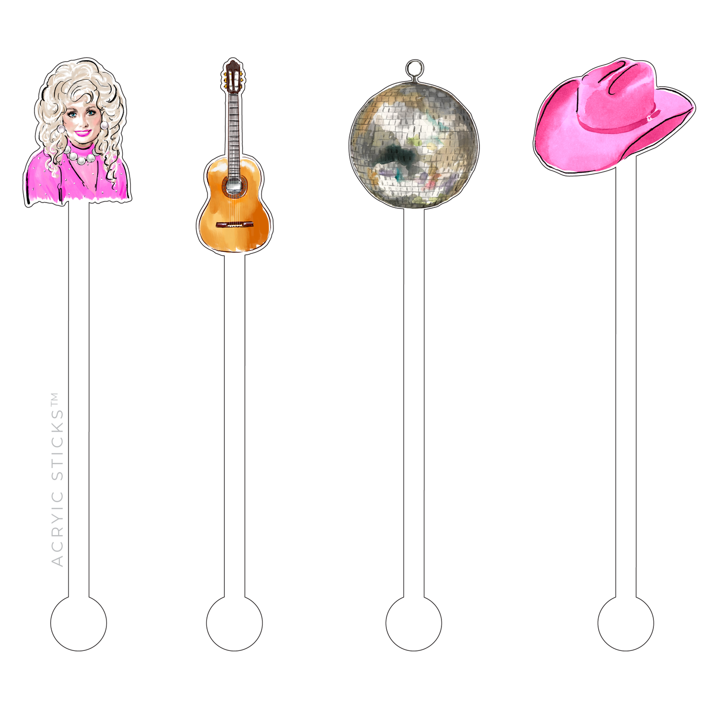 Stir Sticks - Disco Dolly