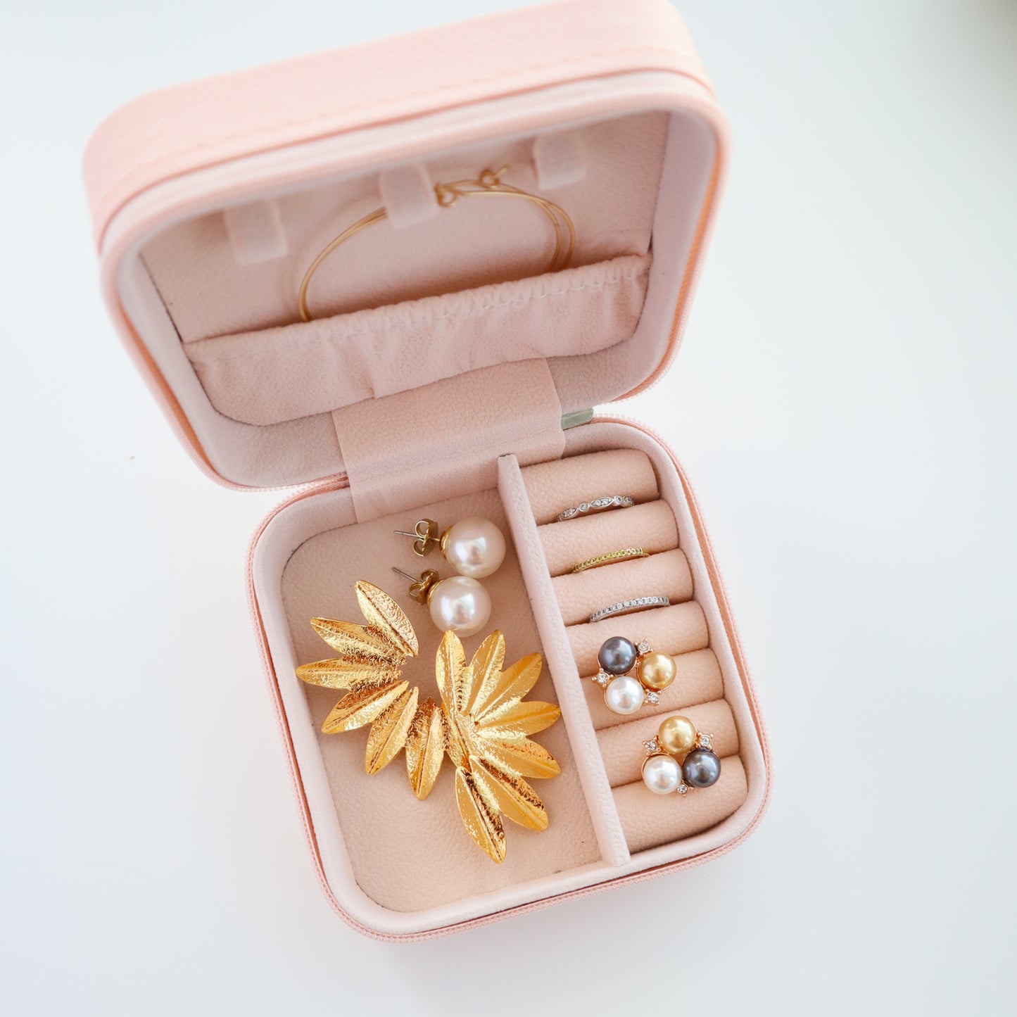 Travel Jewelry Case - Pink