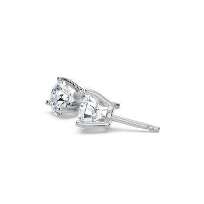 3-Prong Diamond Stud