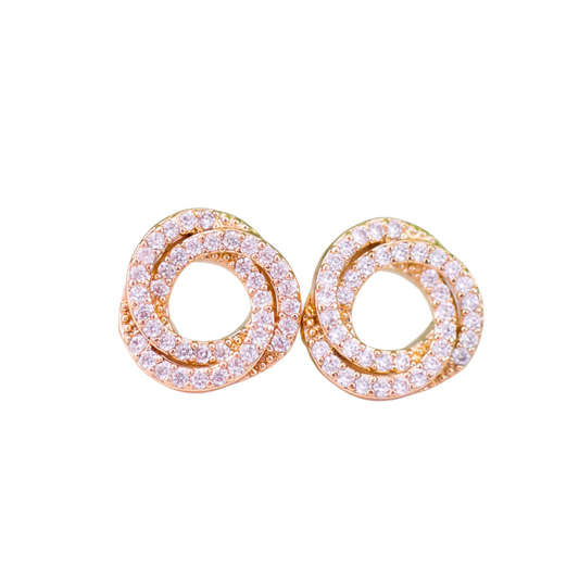 Gold Knot Studs