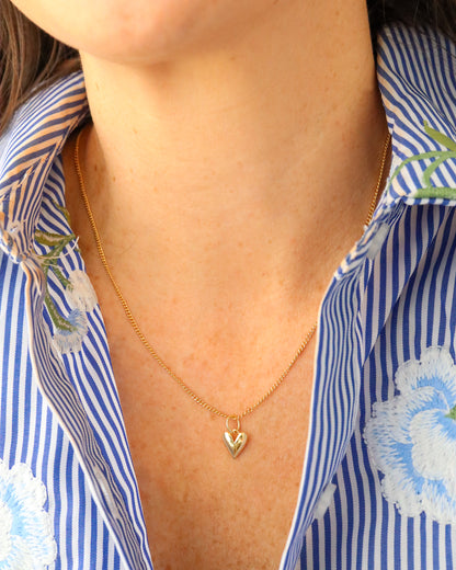 Gold Filled Heart Charm