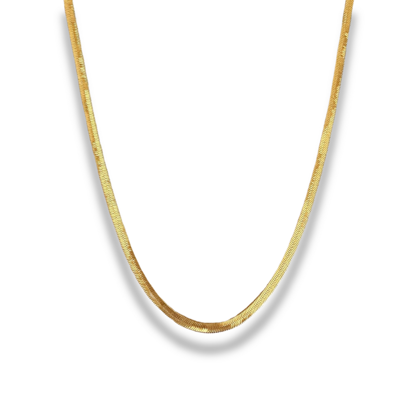 18k Gold Filled 4.0mm Herringbone Chain
