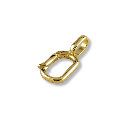 18k Gold Filled Carabiner Pendant