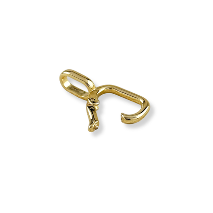 18k Gold Filled Carabiner Pendant