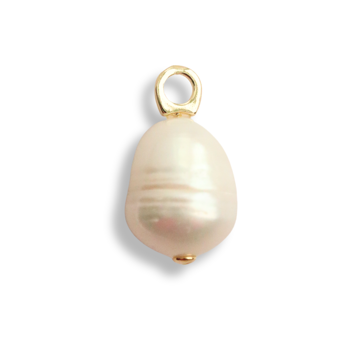 14K Gold Filled Freshwater Pearl Drop Charm