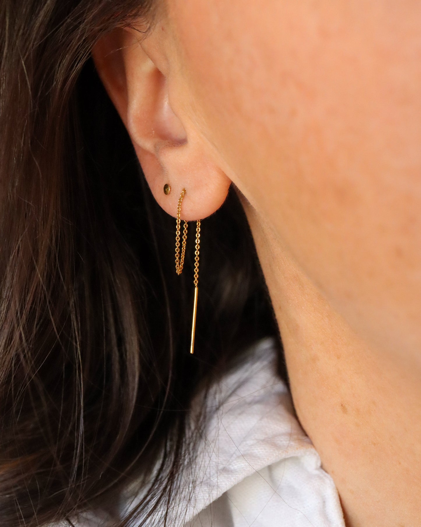 Gold Filled Threader Earrings
