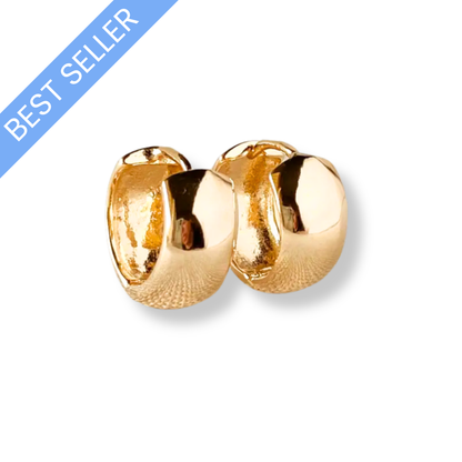 18k Gold Filled Clicker Huggies