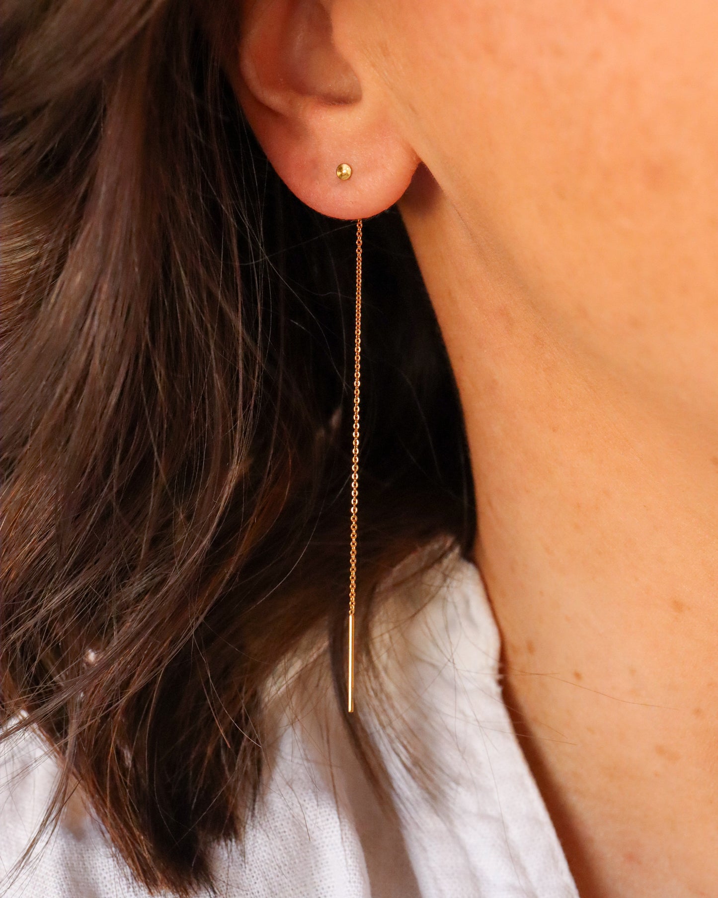 Gold Filled Threader Earrings