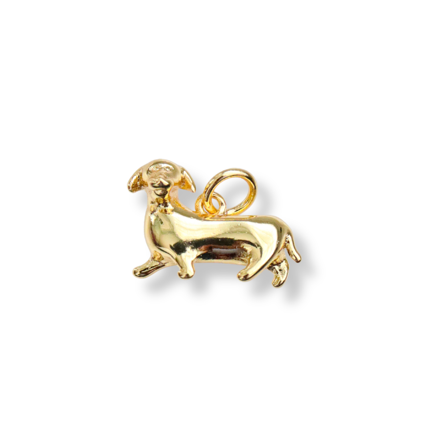 18K Gold Filled Dachshund Charm
