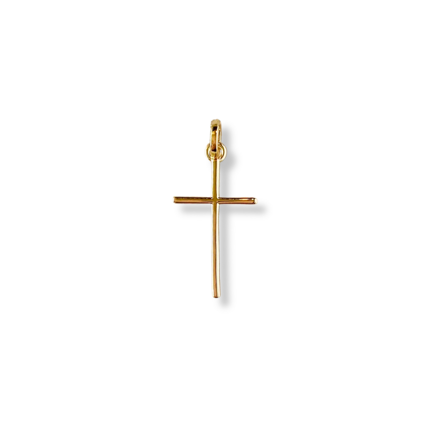 18k Gold Filled Thin Cross Pendant