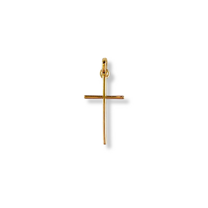 18k Gold Filled Thin Cross Pendant