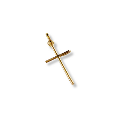 18k Gold Filled Thin Cross Pendant