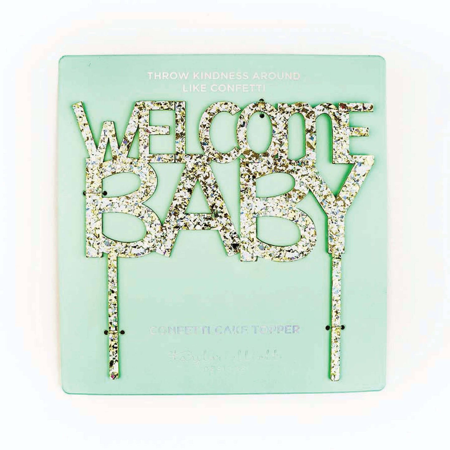 Cake Topper - Welcome Baby